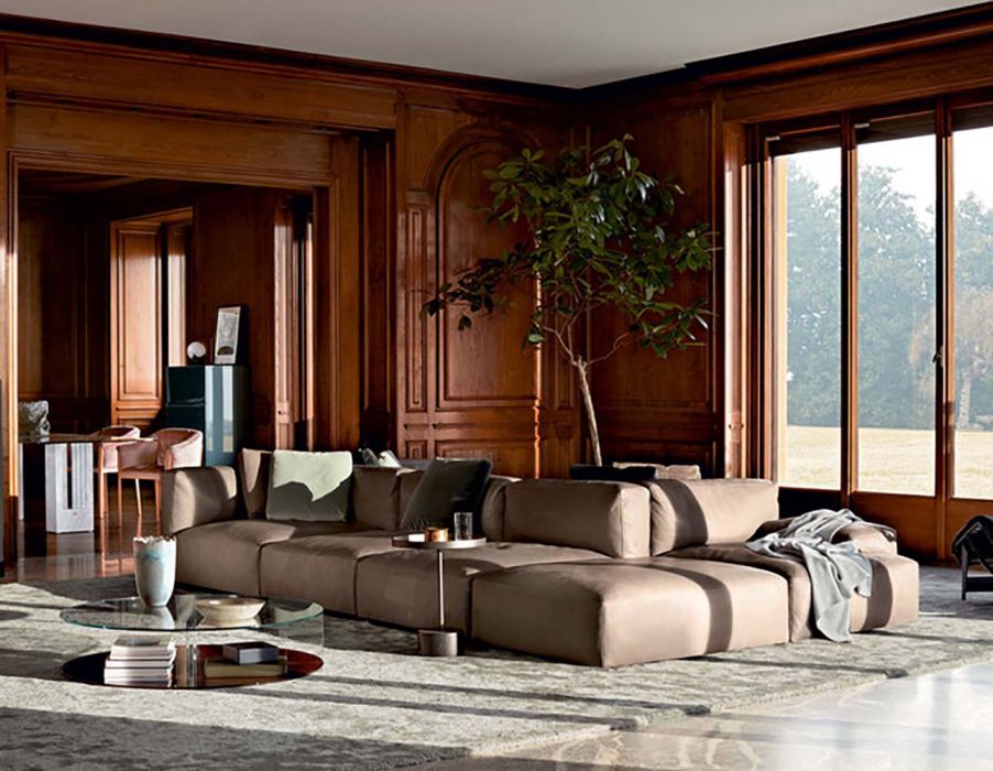 Гостиная A Refined Home Immersed In Nature фабрики CASSINA