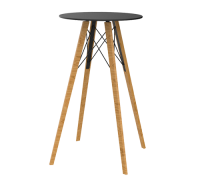 Барный стол Faz Wood Round 