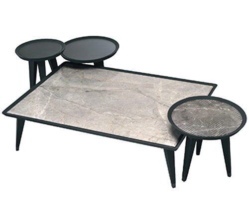 Журнальный (кофейный) столик Арт.E236/SE фабрики CIPRIANI HOMOOD