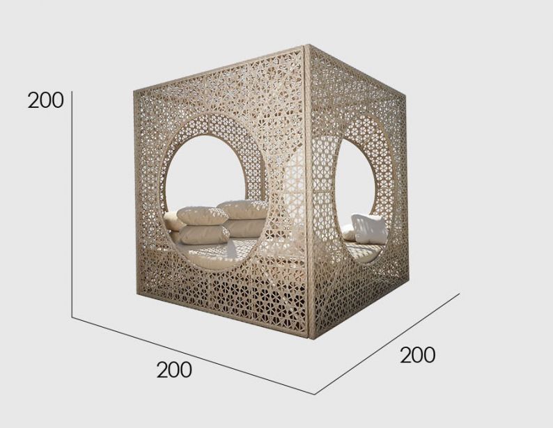 Кровать Cube фабрики SKYLINE DESIGN