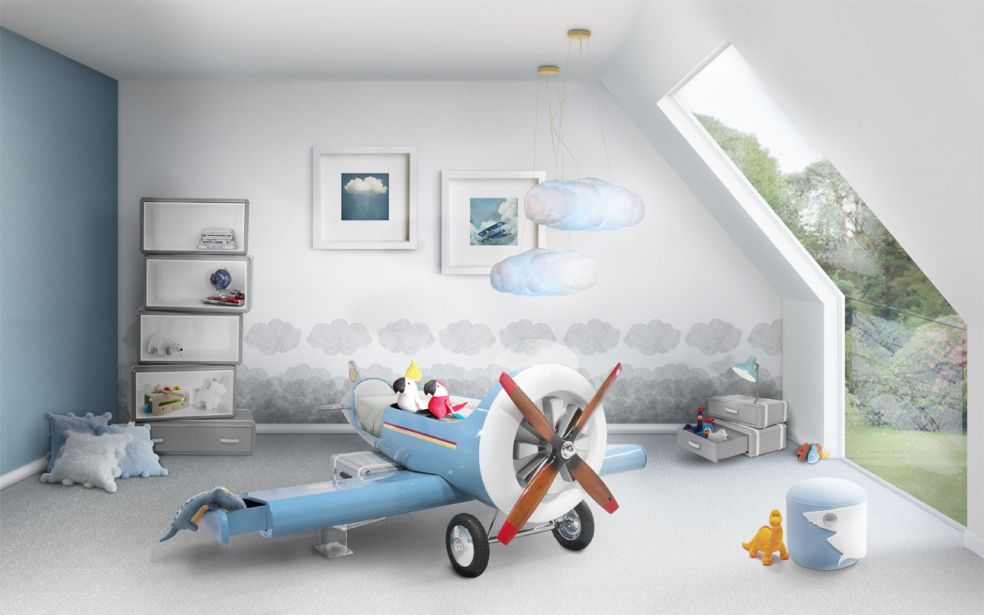 Детская кровать Sky One Plane фабрики CIRCU