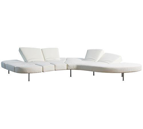 Modular sofa Flap from EDRA factory