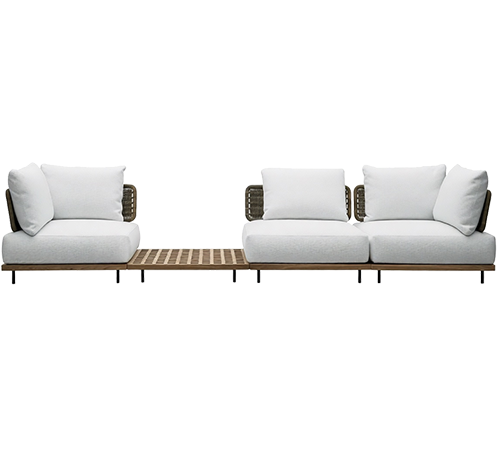 Диван модульный Quadrado Outdoor фабрики MINOTTI