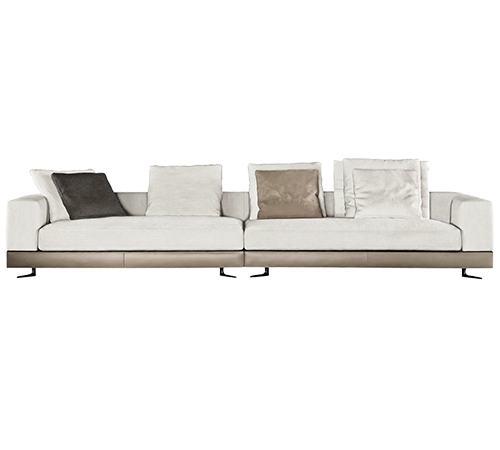 Диван White Saddle-Hide фабрики MINOTTI