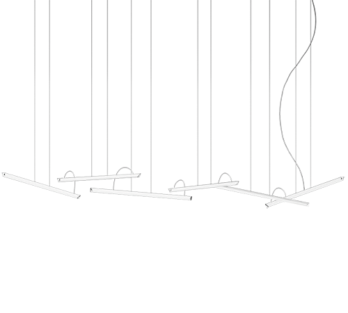 Подвесной светильник Halo фабрики VIBIA