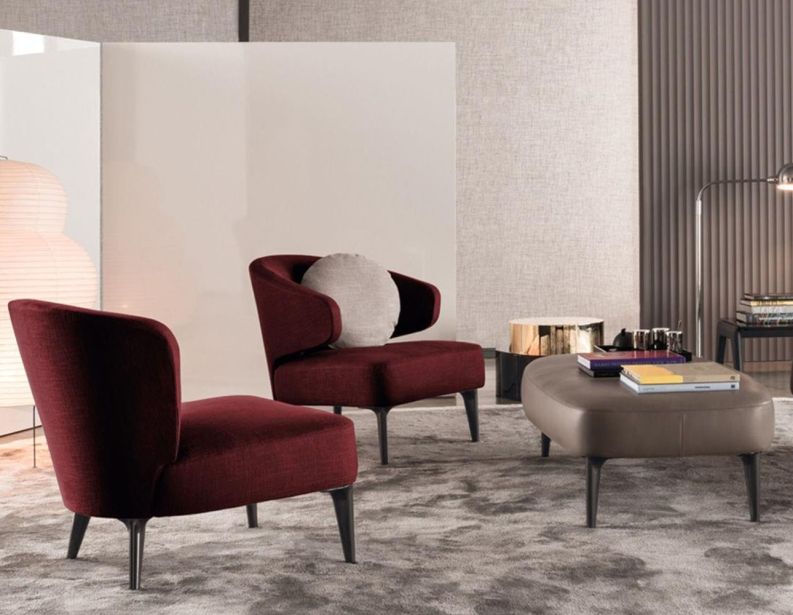 Кресло Aston фабрики MINOTTI