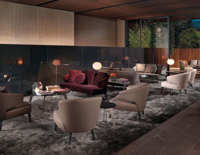 Кресло Aston фабрики MINOTTI