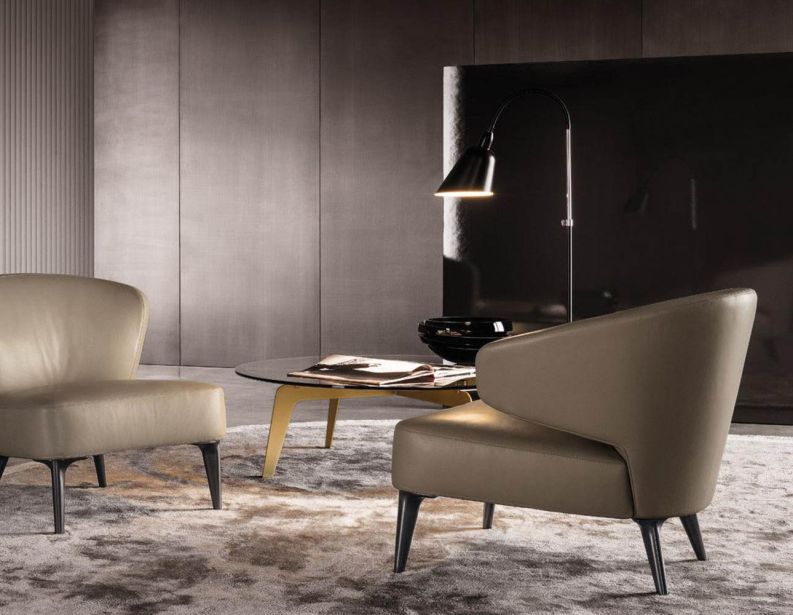 Кресло Aston фабрики MINOTTI