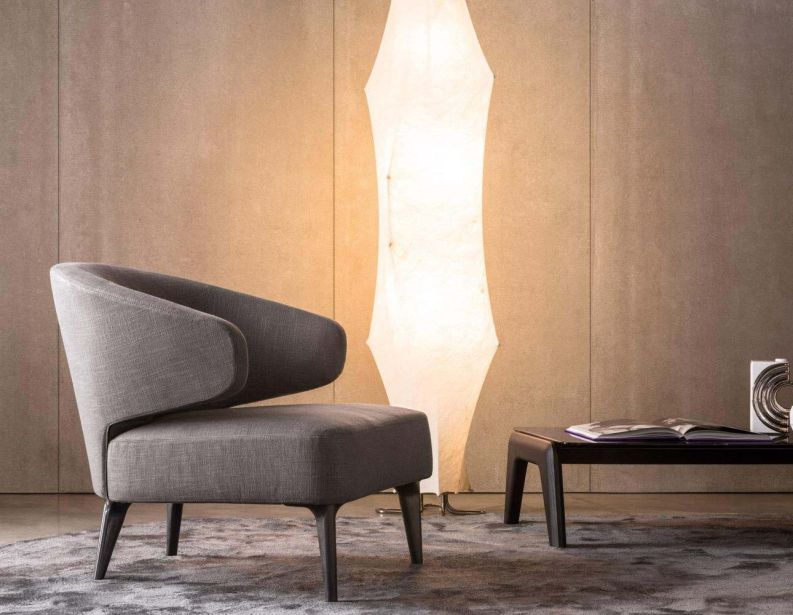 Кресло Aston фабрики MINOTTI