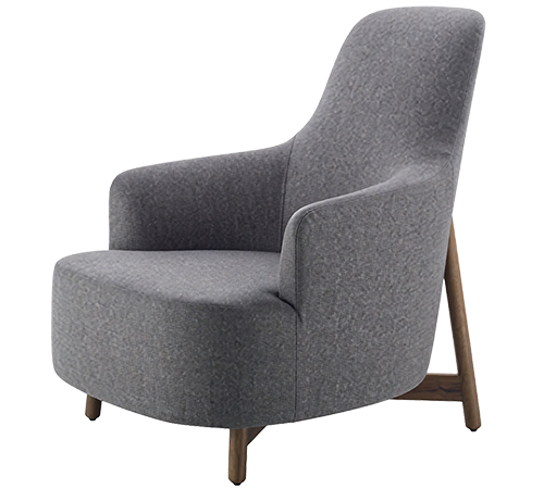 Кресло Copine Bergere Wood фабрики PORADA