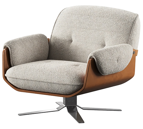 Кресло Laurel фабрики MINOTTI