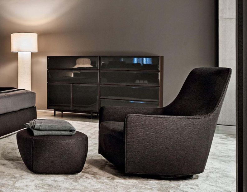 Кресло Portofino Bergre фабрики MINOTTI