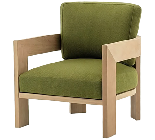 Кресло Warhol Iroko Nature фабрики MINOTTI