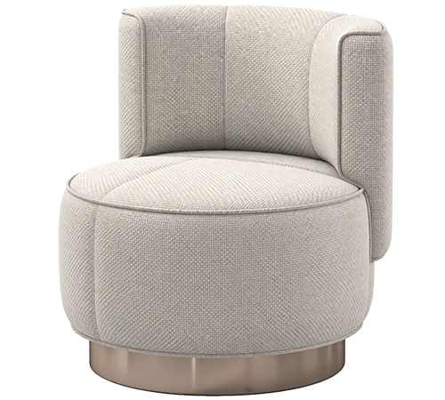 Кресло Yves Round фабрики MINOTTI