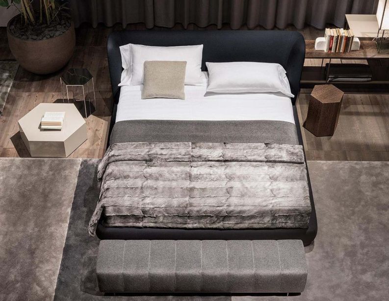 Кровать Reeves фабрики MINOTTI