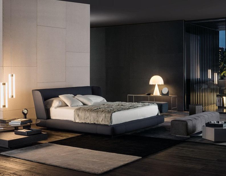 Кровать Reeves фабрики MINOTTI