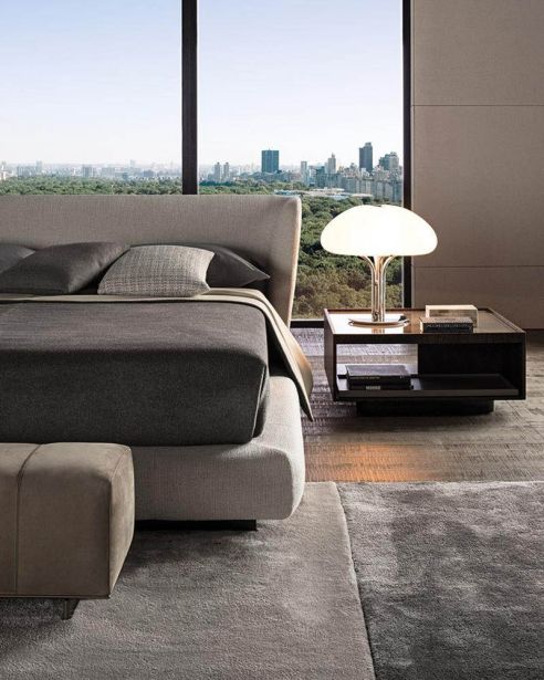 Кровать Reeves фабрики MINOTTI