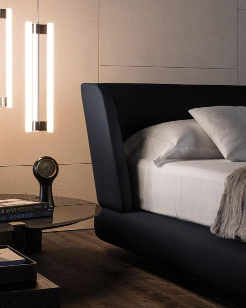 Кровать Reeves фабрики MINOTTI