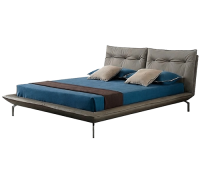 Кровать Rem (спальное место 180Х200), Р0305 CLOUD, Ножки: MPIE003 H17 Col. 05 Titanio
