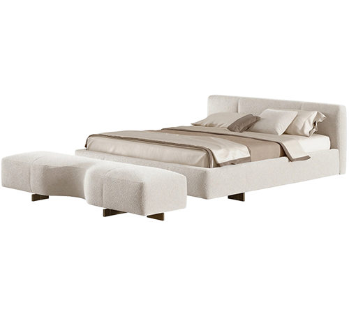 Кровать Yves фабрики MINOTTI