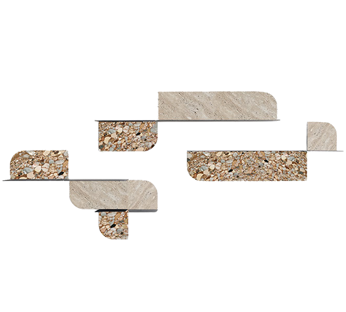 Полка Roundcut фабрики GALLOTTI & RADICE