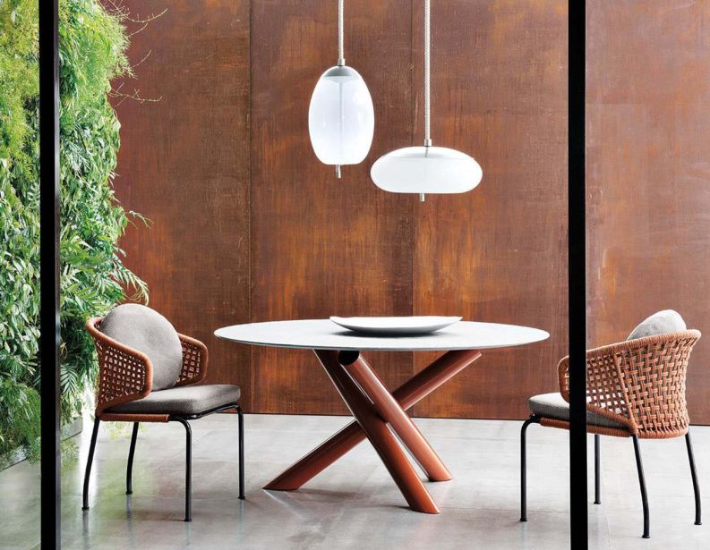 Полукресло Aston Cord Lounge Outdoor фабрики MINOTTI