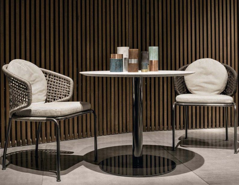 Полукресло Aston Cord Lounge Outdoor фабрики MINOTTI
