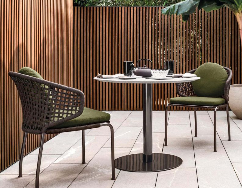 Полукресло Aston Cord Lounge Outdoor фабрики MINOTTI
