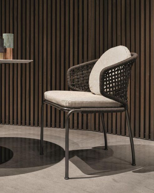 Полукресло Aston Cord Lounge Outdoor фабрики MINOTTI