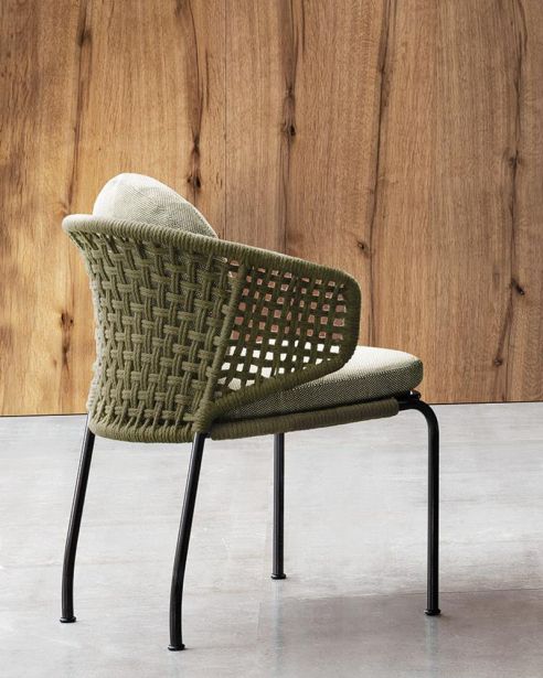Полукресло Aston Cord Lounge Outdoor фабрики MINOTTI