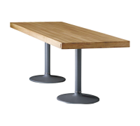 Стол 11 Table Pieds Corolle Plateau Bois