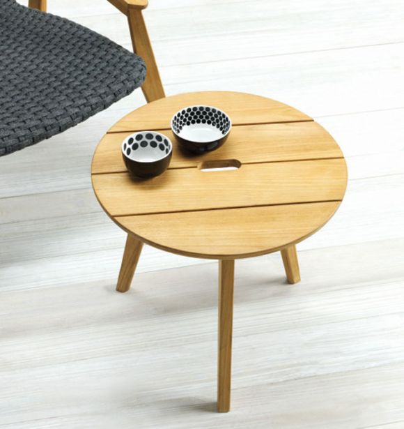 Приставной журнальный (кофейный) столик Knit фабрики ETHIMO