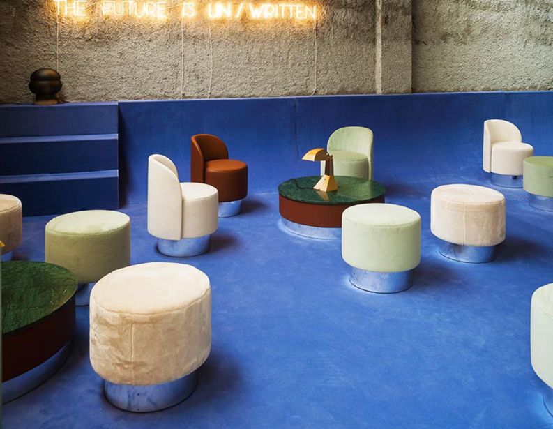 Пуф Pastilles фабрики TACCHIN