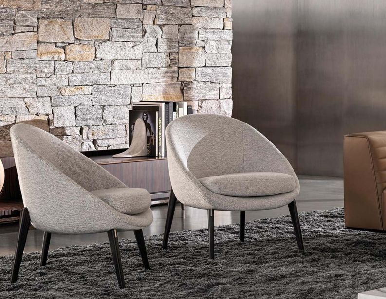 Кресло Lido Lounge фабрики MINOTTI