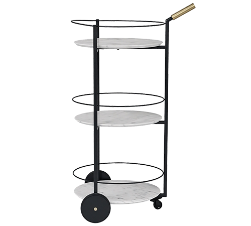 Tumbler serving table from BAXTER
