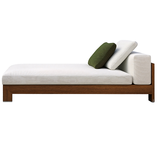 Шезлонг Alison Iroko Outdoor фабрики MINOTTI