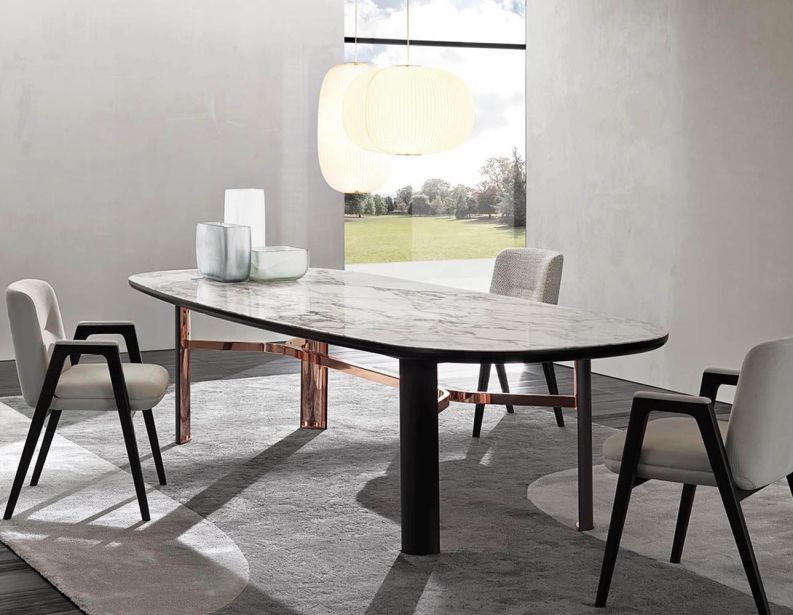 Стол Dan фабрики MINOTTI