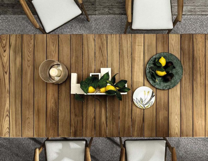 Стол Fynn Outdoor фабрики MINOTTI