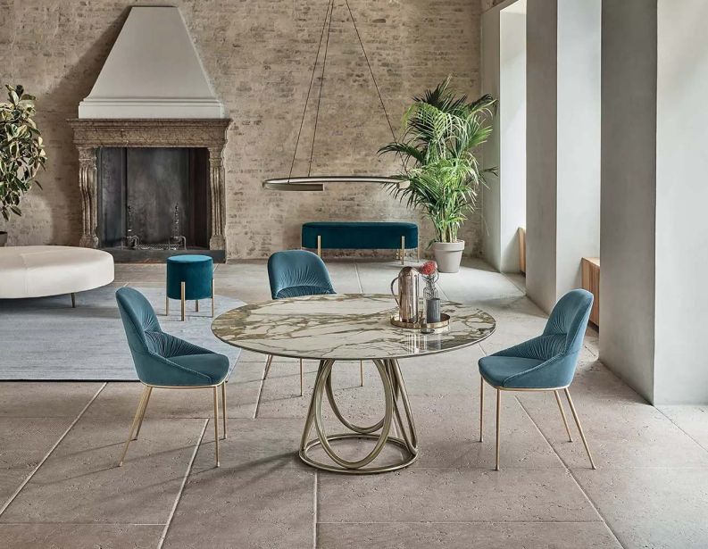 Стол Louis Round фабрики BONTEMPI