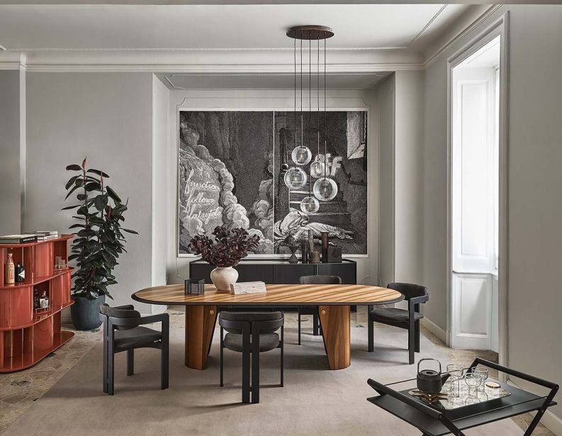 Стол Manto Oval фабрики GALLOTTI & RADICE