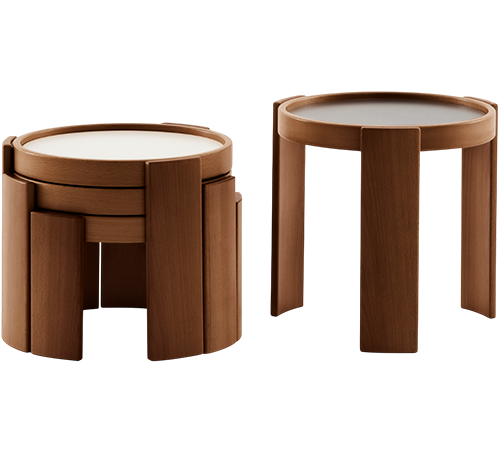 Журнальный (кофейный) столик 780/783 фабрики CASSINA