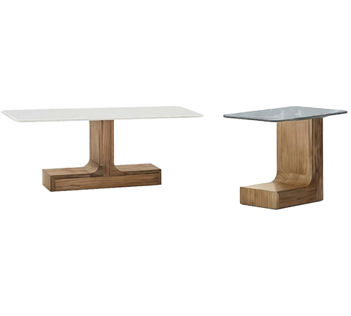 Журнальный (кофейный) столик Block фабрики MINOTTI