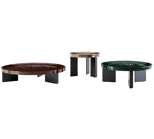 Журнальный (кофейный) столик Louver фабрики MINOTTI