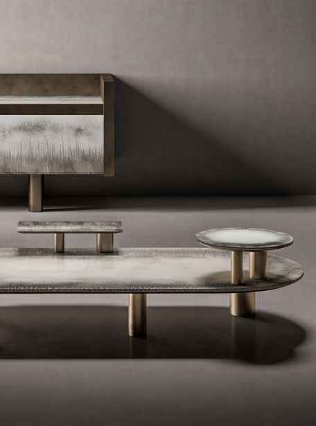 Журнальный (кофейный) столик Tufo фабрики ARTE VENEZIANA