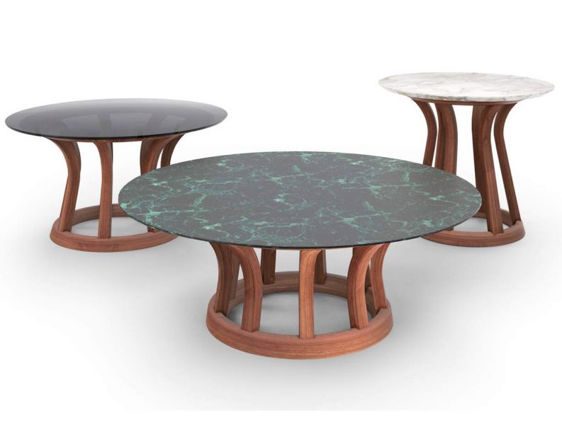 Журнальный (кофейный) столик Lebeau Wood Low Table фабрики CASSINA