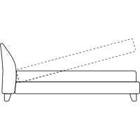 Кровать Carnaby (спальное место 153x203) с подъемным механизмом