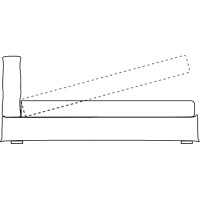 Кровать Academy Piuma Move (спальное место 200x200) с подъемным механизмом