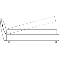 Кровать Attico (спальное место 200х200) с подъемным механизмом