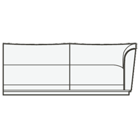 Модульный элемент дивана Dover (левый)
