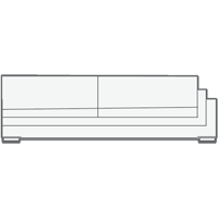 Модульный элемент дивана Minesota (левый)